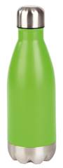 Butelka stalowa PARKY, srebrny, zielony